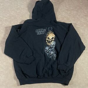 Six Flags Fright Night Black Hoodie Men’s L‎